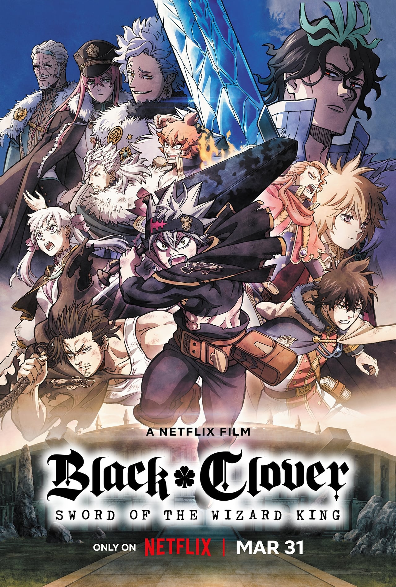 Black Clover: Sword of the Wizard King (2023) ENG DUB | Download Japanese Animation